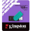 USB Flash накопитель 128Gb Kingston DataTraveler Exodia S Black/Turquoise (DTXS/128GB) - фото 3