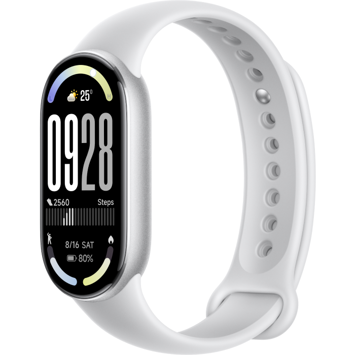 Фитнес-браслет Xiaomi Smart Band 10 Glacier Silver - BHR07PSGL - фото 2