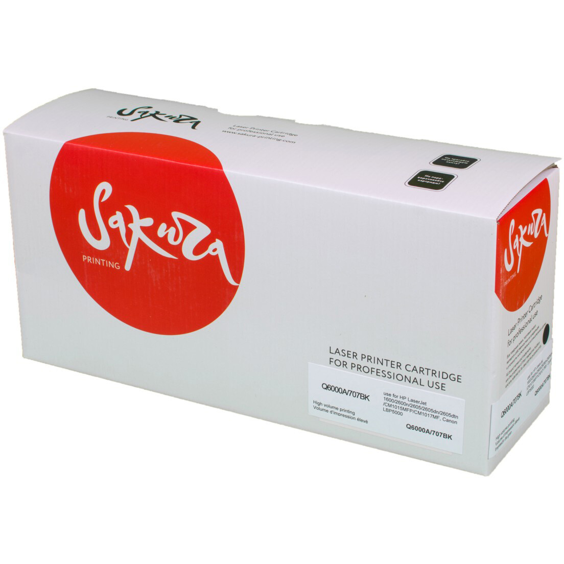 Картридж Sakura SAQ6000A/707Bk Black
