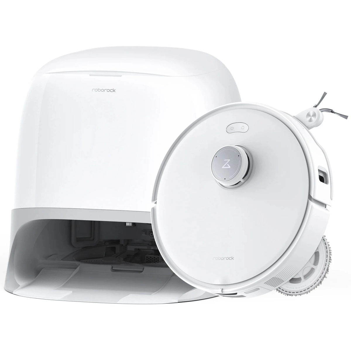 Робот-пылесос Roborock Qrevo Curv White/Grey - V10VIV - фото 4