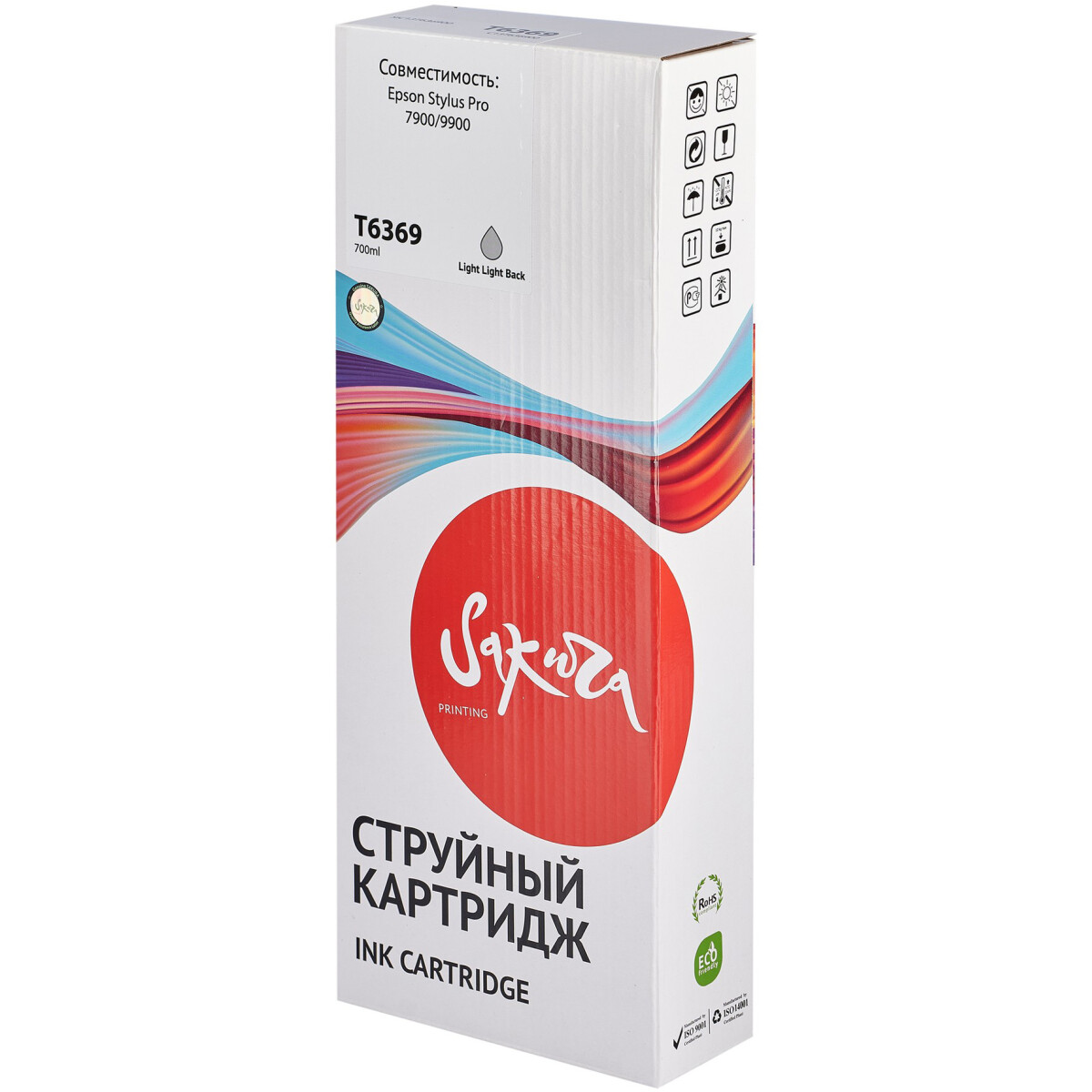 Картридж Sakura SIC13T636900 Light Light Black