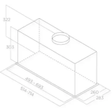 Вытяжка Elica Lane Sensor BLMAT/A/72 (PRF0188480A)