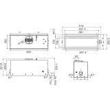 Вытяжка Elica Lane Sensor BL MAT/A/72 (PRF0188480)