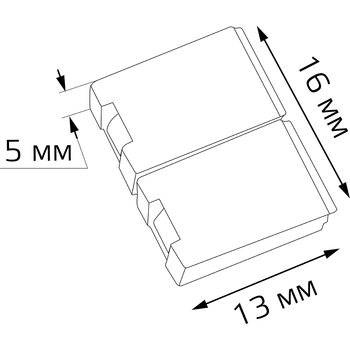 Коннектор для светодиодной ленты Gauss 204204000 - фото 2