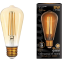 Филаментная лампочка Gauss Filament ST64 Golden 2400K (8 Вт, E27) 10 шт. - 157802008 - фото 2