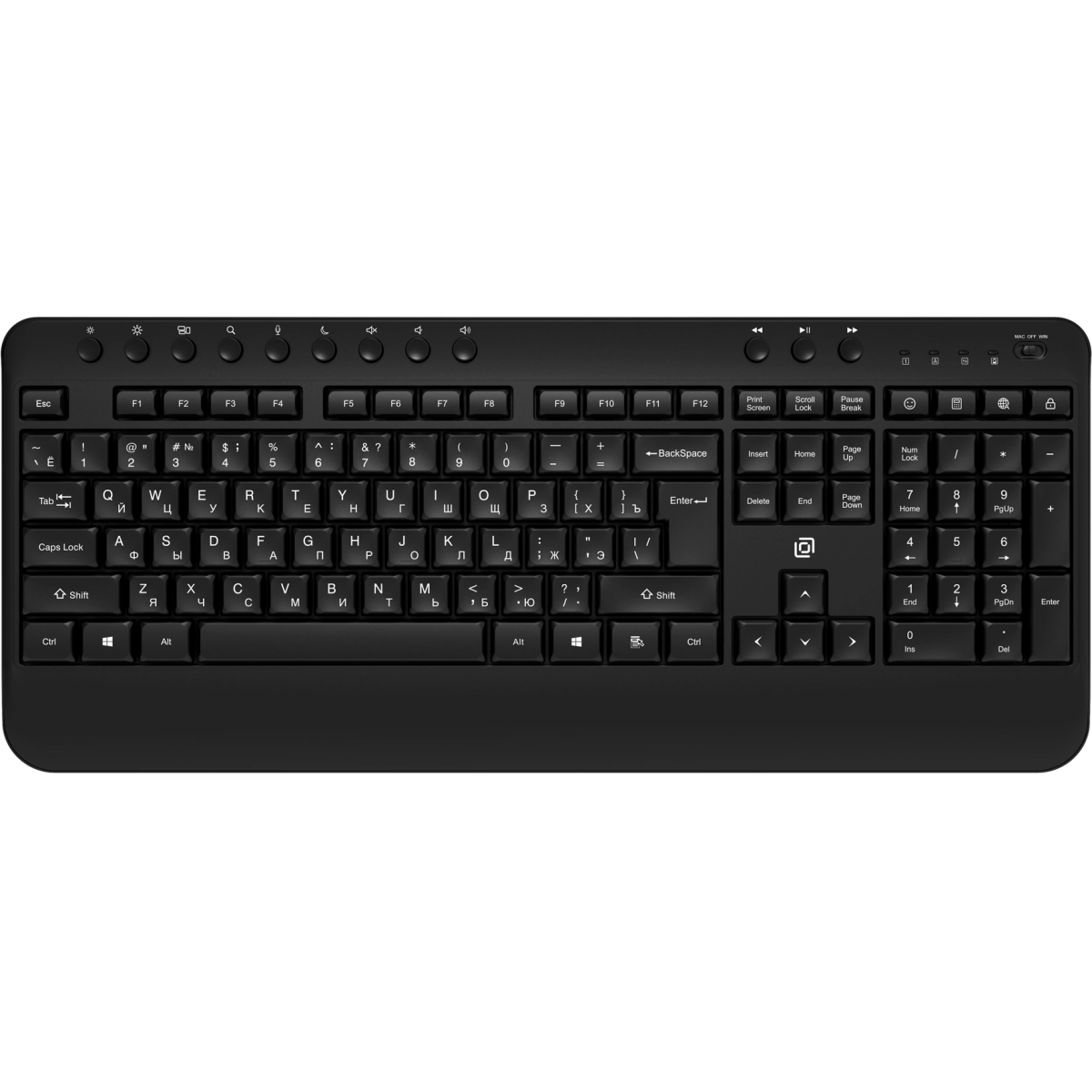 Клавиатура Oklick K257W Black - 2070286