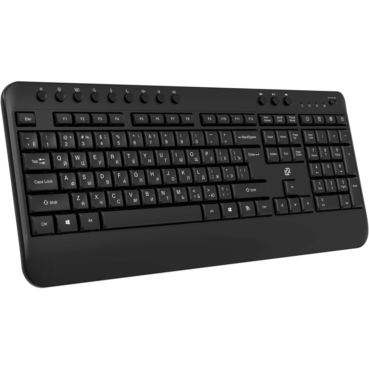 Клавиатура Oklick K257W Black - 2070286 - фото 4