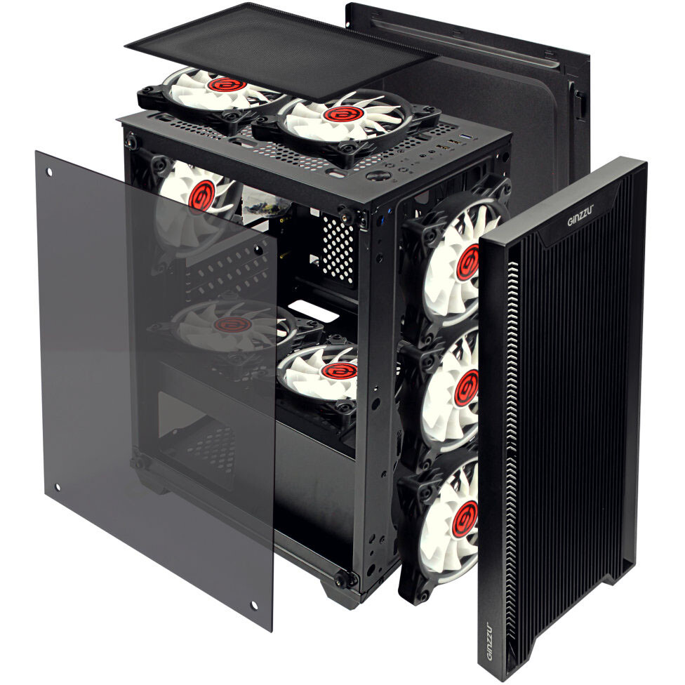 Корпус Ginzzu CL550 Black - фото 7