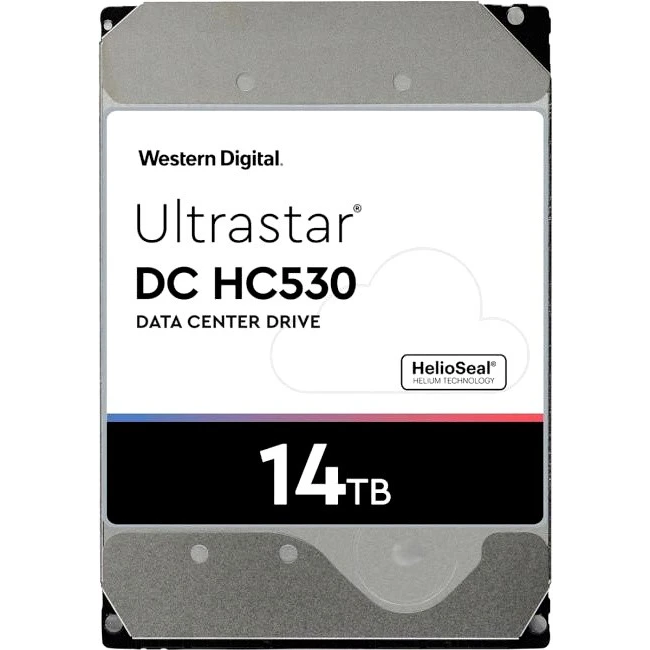 ..... Жёсткий диск 14Tb SATA-III WD Ultrastar DC HC530 (0F31152/0F31156) (АКАТ) из ремонта - WUH721414ALE604