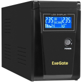 ..... ИБП + батарея ExeGate SineTower SZ-600.LCD.AVR.1SH + HR 12-65 (65Ач) (3401) Б/У (EX296776RUS)