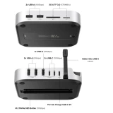 Док-станция UGREEN 11-in-1 Docking Station for Mac with NVMe SSD Enclosure (CM841) (65487)