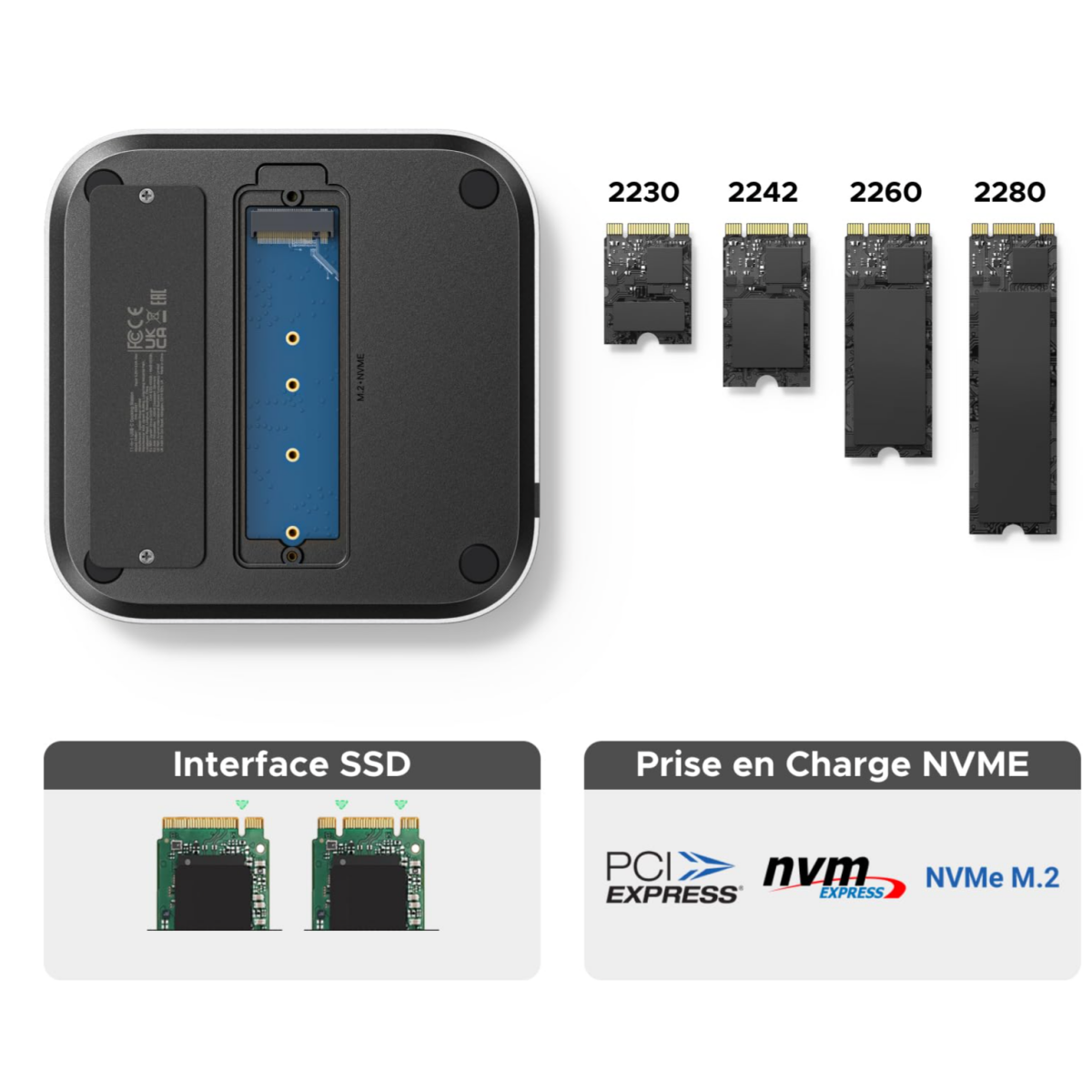 Док-станция UGREEN 11-in-1 Docking Station for Mac with NVMe SSD Enclosure (CM841) - 65487 - фото 4