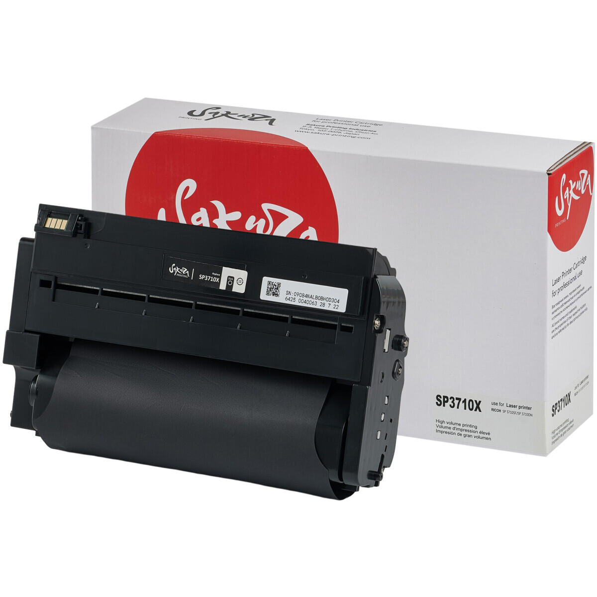 Картридж Sakura SASP3710X Black - фото 5