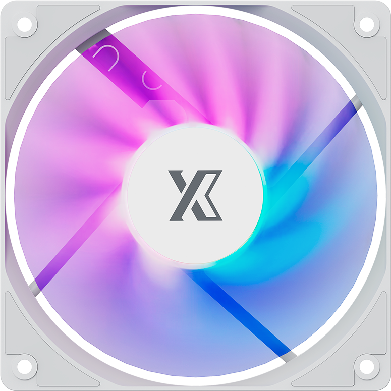 Вентилятор для корпуса XASTRA FC120W FRGB White - FC120-1WF-SBP-GL