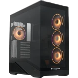 Корпус HSPD F711-TGBK-ARGB Black