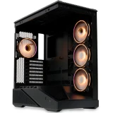 Корпус HSPD F711-TGBK-ARGB Black