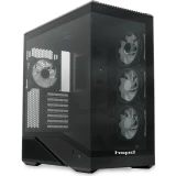 Корпус HSPD F711-TGBK-ARGB Black