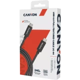 Кабель USB Type-C - USB Type-C, 1м, Canyon CNS-USBC44B