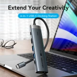 Док-станция Vention 6-в-1 USB-C Docking Station (TGNHB)