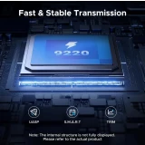 Внешний корпус для SSD M.2 UGREEN NVMe/SATA SSD Enclosure 20Gbps Space Gray (CM767) (55150)