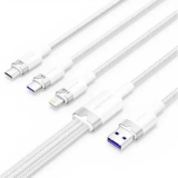 Кабель USB - microUSB/USB Type-C/Lightning, 1.5м, Vention CTRWG