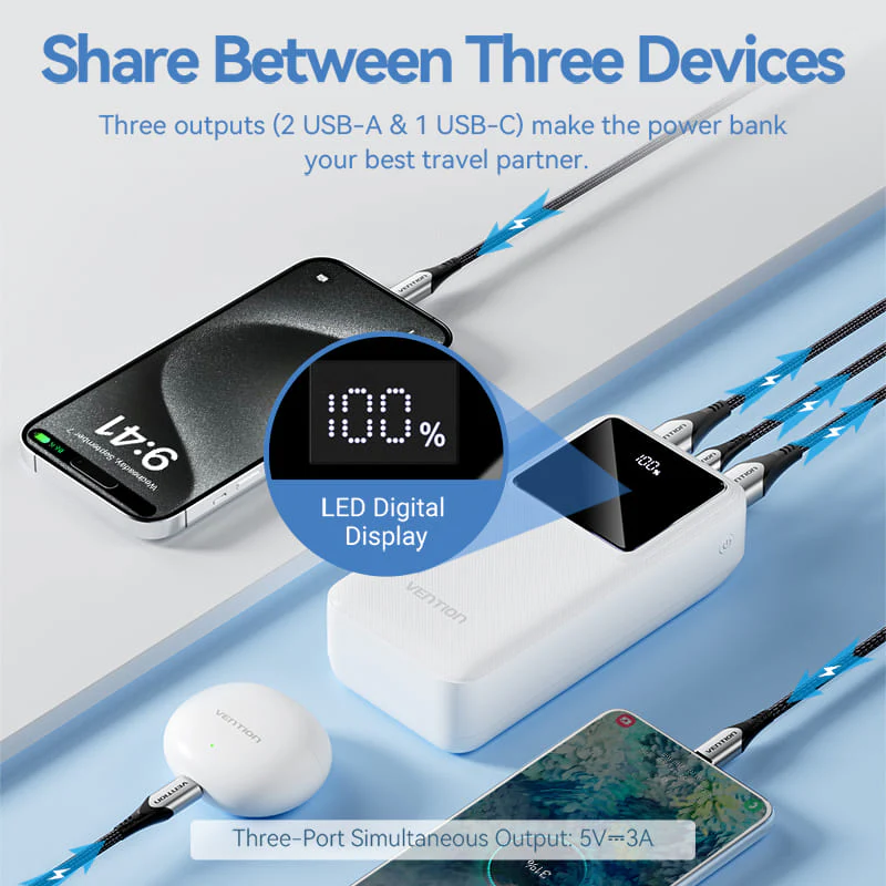 Внешний аккумулятор Vention FHMB0 - фото 5