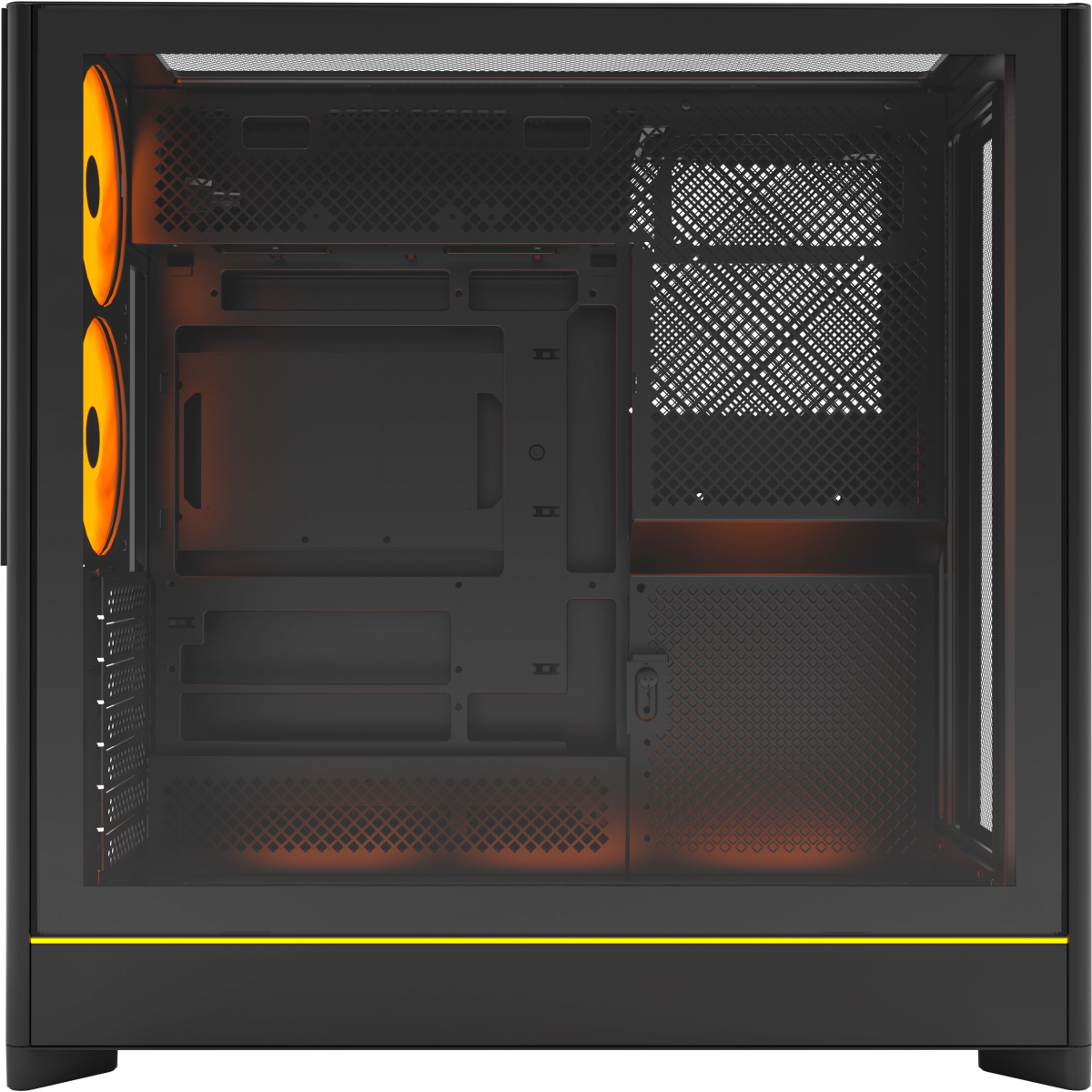 Корпус MONTECH HS01 PRO Black - HS01 PRO BLACK - фото 3