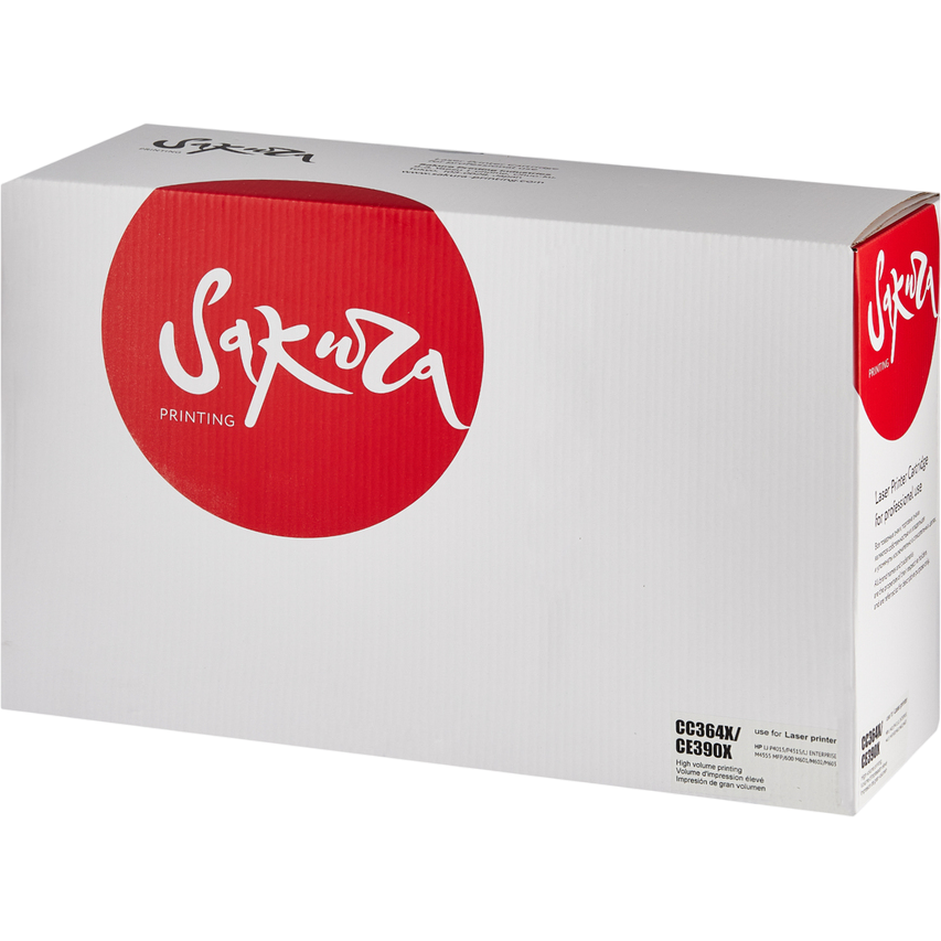 Картридж Sakura SACC364X/CE390X Black - фото 5