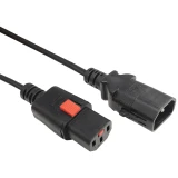 Кабель питания C13 - C14, 1м, Filum FL-PC-C13F/C14F-C1-1.0-BK