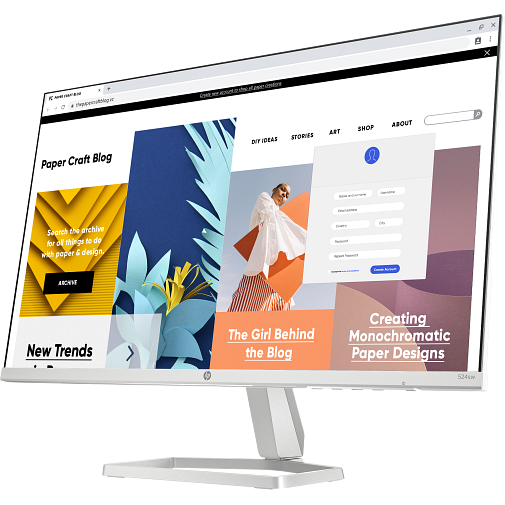 Монитор HP 24" 524sw S5 (94C21AS) - фото 2