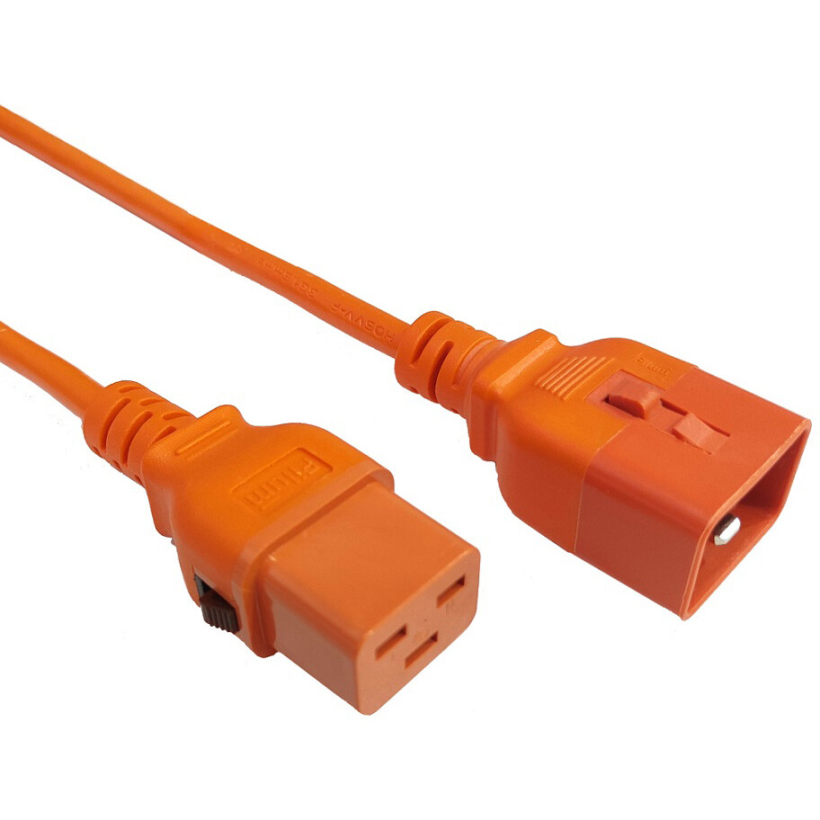 Кабель питания C19 - C20, 3м, Filum FL-PC-C19F/C20F-C-3.0-OR