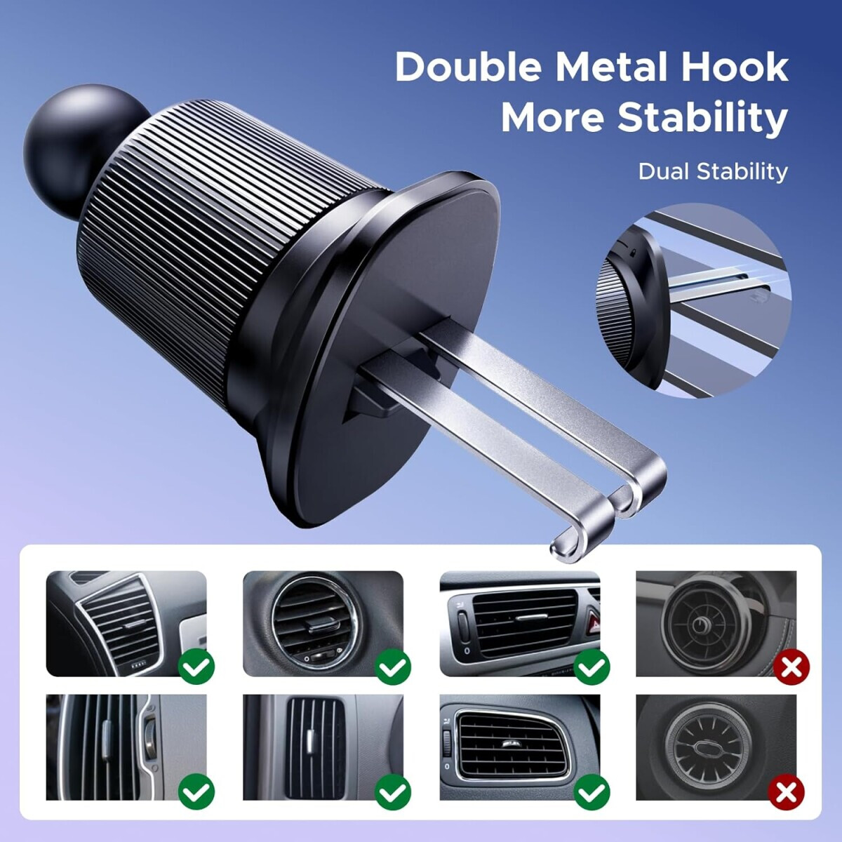 Автомобильный держатель UGREEN LP923 Space Grey - 65185 - фото 5