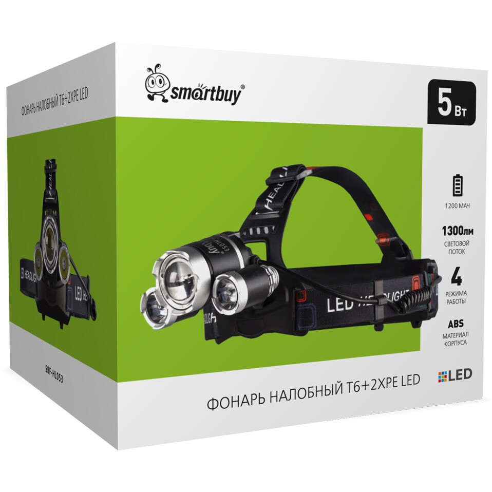 Фонарь налобный SmartBuy SBF-HL053 - фото 3