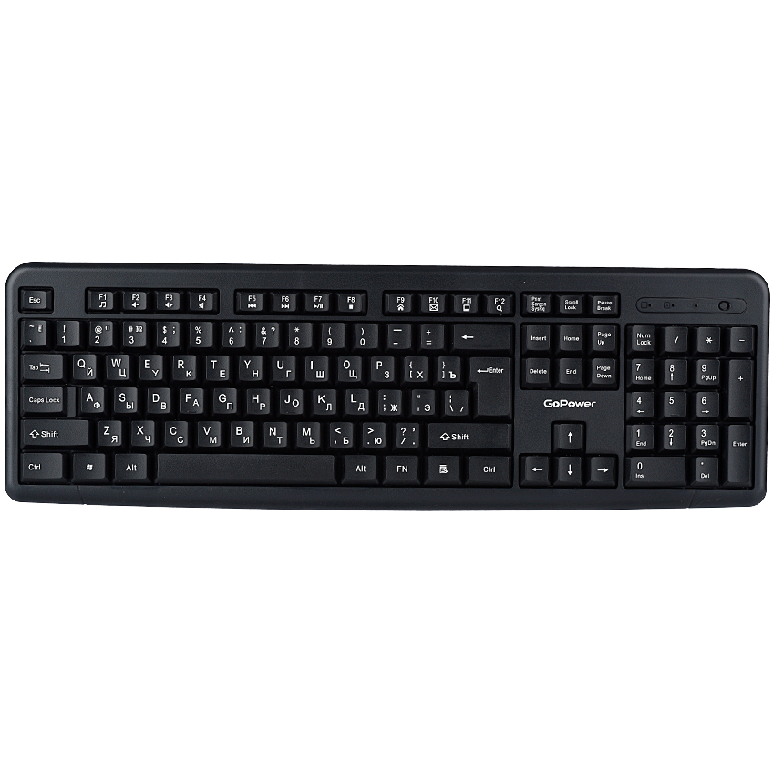 Клавиатура GoPower GPK02 Black