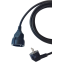 Кабель питания Schuko - Schuko, 1м, Filum FL-PEC-CEE7/7-CEE7/3-С1-1.0-BK - фото 2