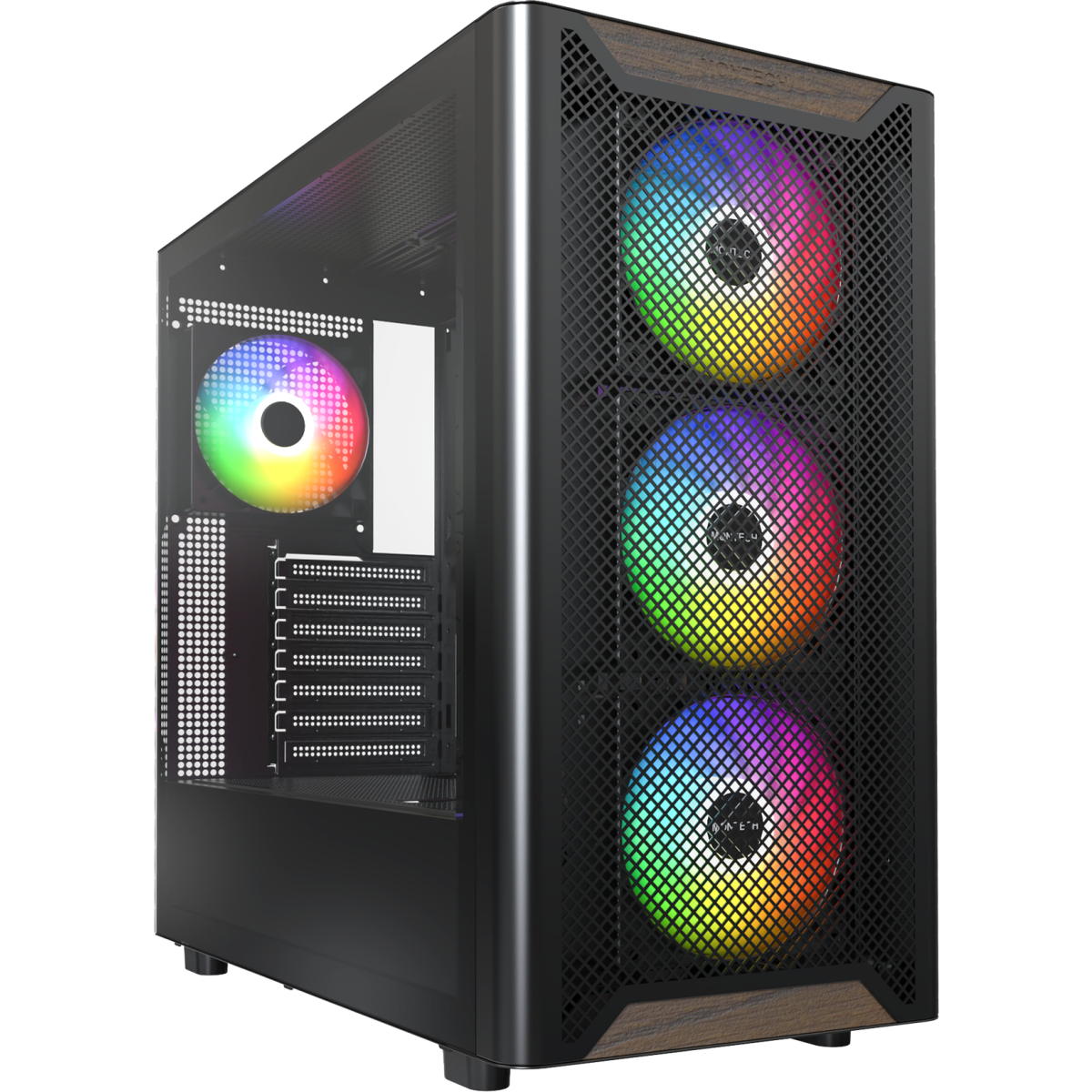 Корпус MONTECH XR Wood Black