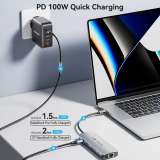 Док-станция Vention 9-in-1 USB-C Docking Station (TQMHB)