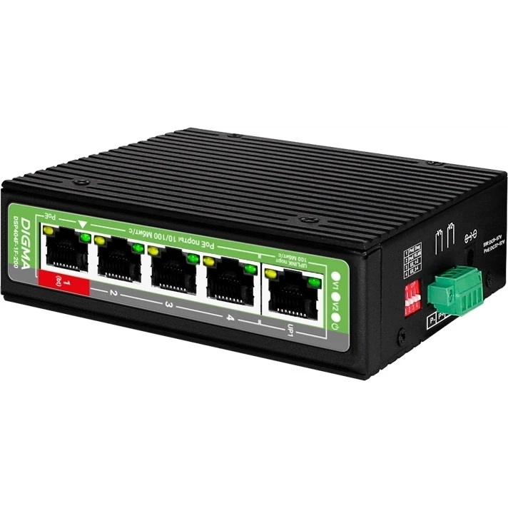 Коммутатор (свитч) Digma DSP404F-1F-200 - фото 2