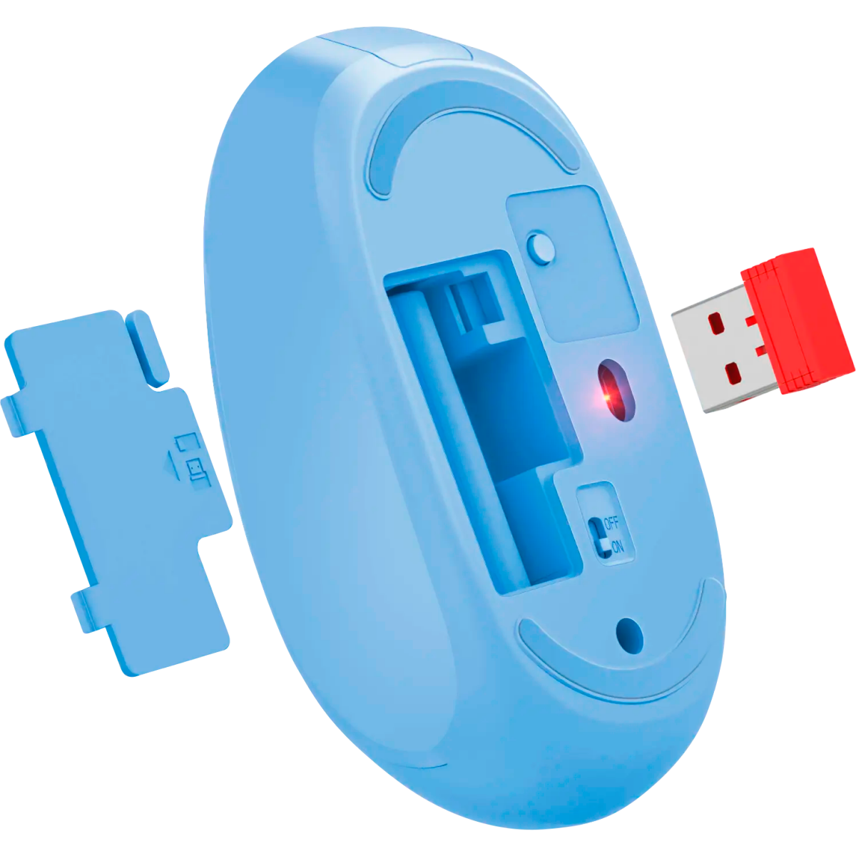 Мышь Defender Smart MM-396 Blue (52397) - фото 3