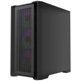 Корпус Powercase Alisio Micro X4B V2 LE Black (CAMCXB-A4-LE)
