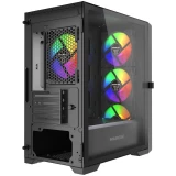 Корпус Powercase Alisio Micro X4B V2 LE Black (CAMCXB-A4-LE)