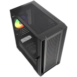 Корпус Powercase Alisio Micro X4B V2 LE Black (CAMCXB-A4-LE)