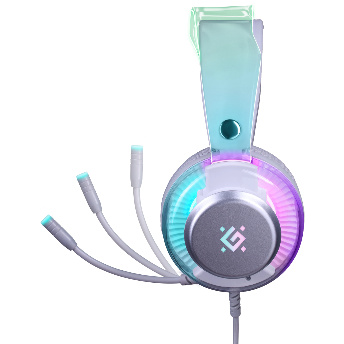 Гарнитура Defender Glitch White (62490) - фото 5