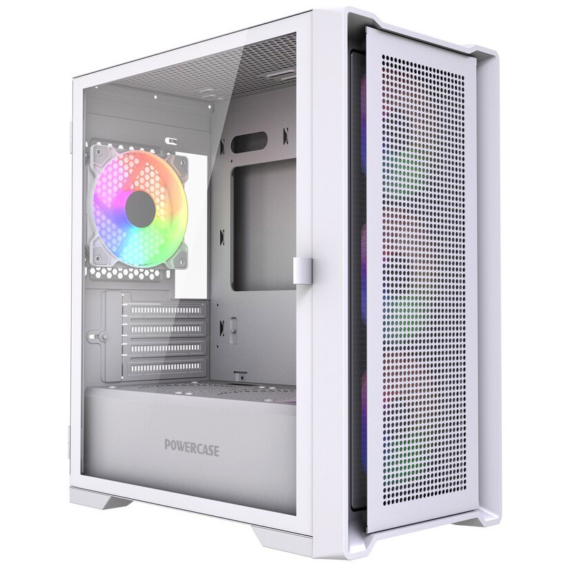 Корпус Powercase Alisio Micro X4W V2 LE White - CAMCXW-A4-LE