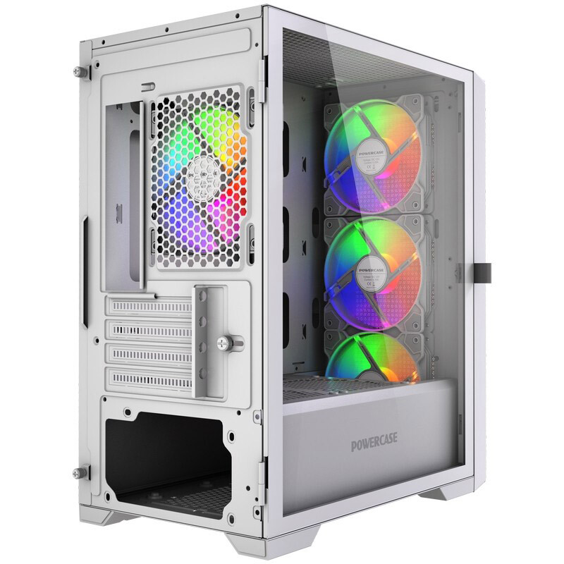 Корпус Powercase Alisio Micro X4W V2 LE White - CAMCXW-A4-LE - фото 6