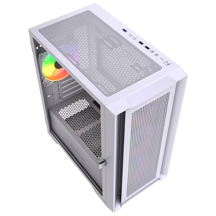 Корпус Powercase Alisio Micro X4W V2 LE White - CAMCXW-A4-LE - фото 7
