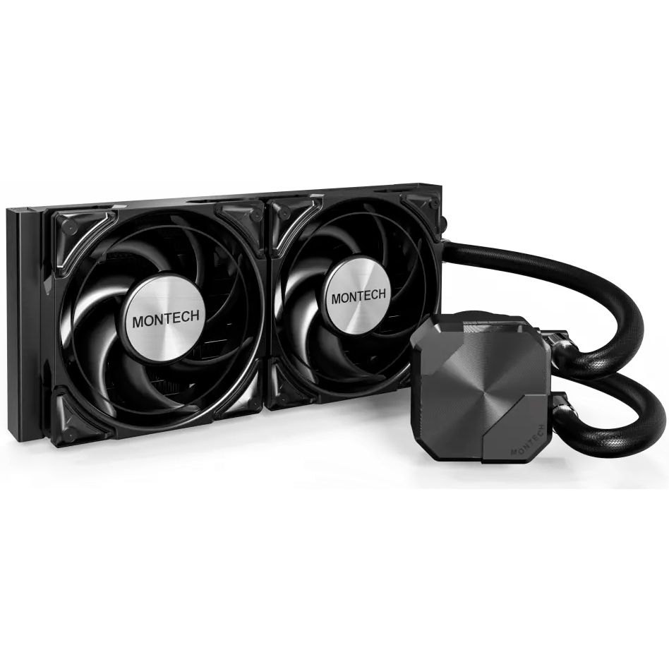 Система жидкостного охлаждения MONTECH HyperFlow Silent 240 Black - HS240BK