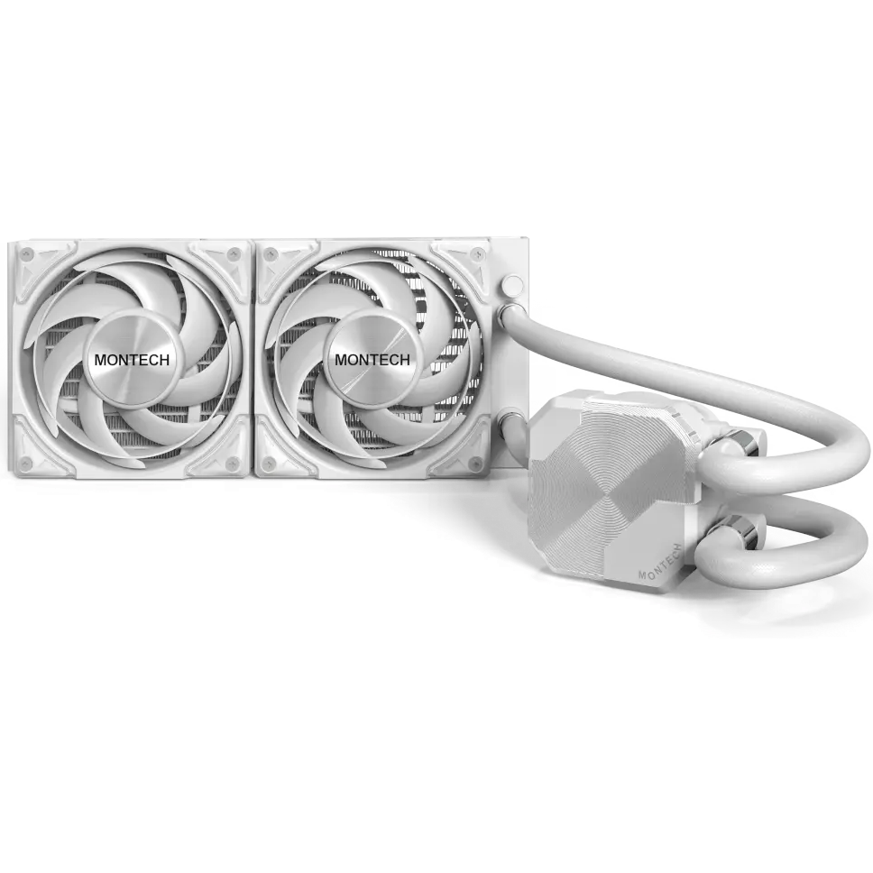 Система жидкостного охлаждения MONTECH HyperFlow Silent 240 White - HS240WH - фото 2