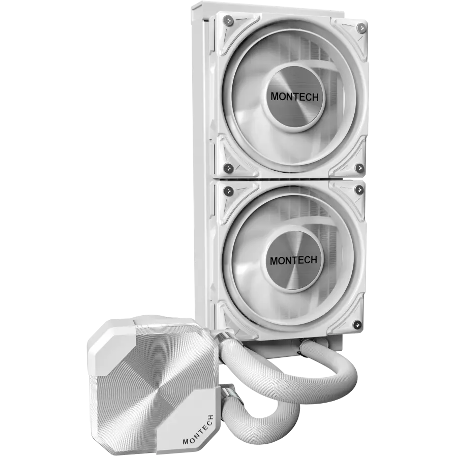 Система жидкостного охлаждения MONTECH HyperFlow Silent 240 White - HS240WH - фото 4