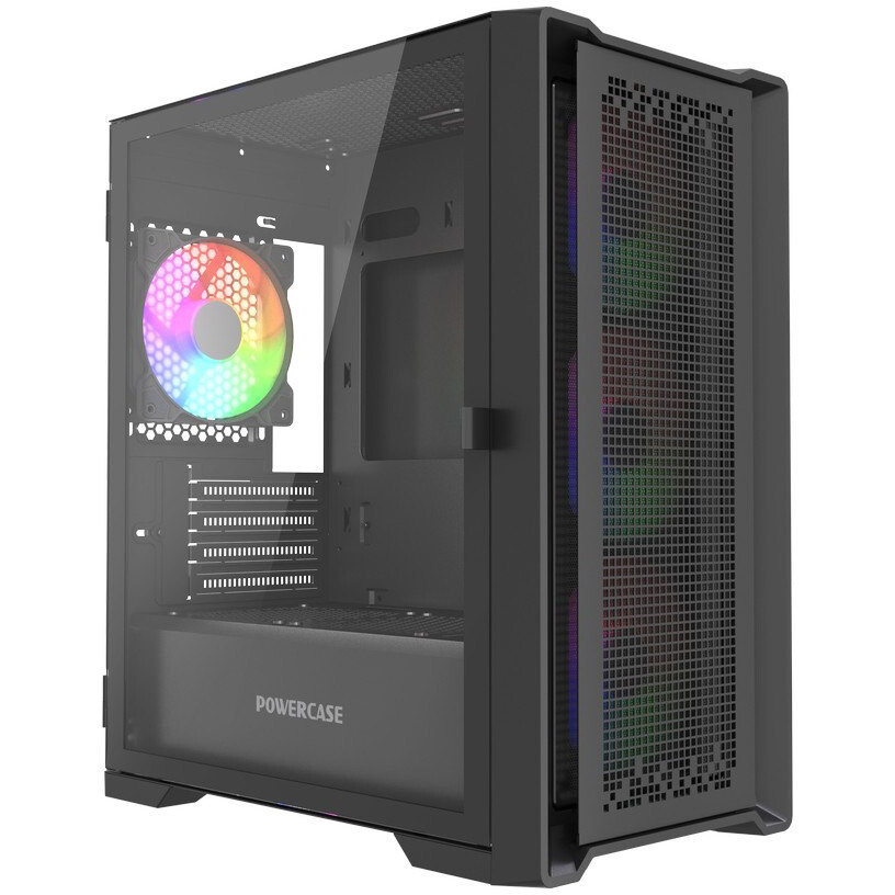 Корпус Powercase ByteFlow Micro Black LE - CAMBFB-A4-LE